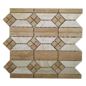 yellow marble mosaic